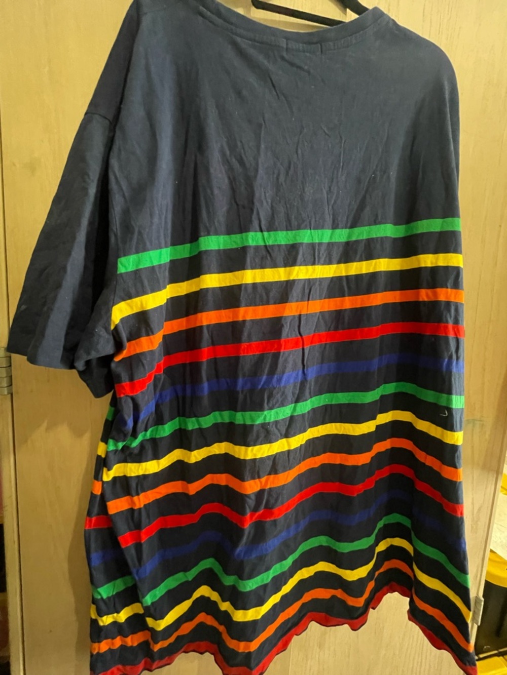 Polo by Ralph Lauren Navy Tee with Multicolor Stripes - Picture 8 of 8
